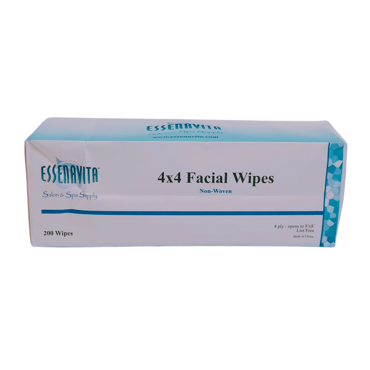 Essenavita 4x4 Biodegradable Esthetic Wipes – 200 Pack
