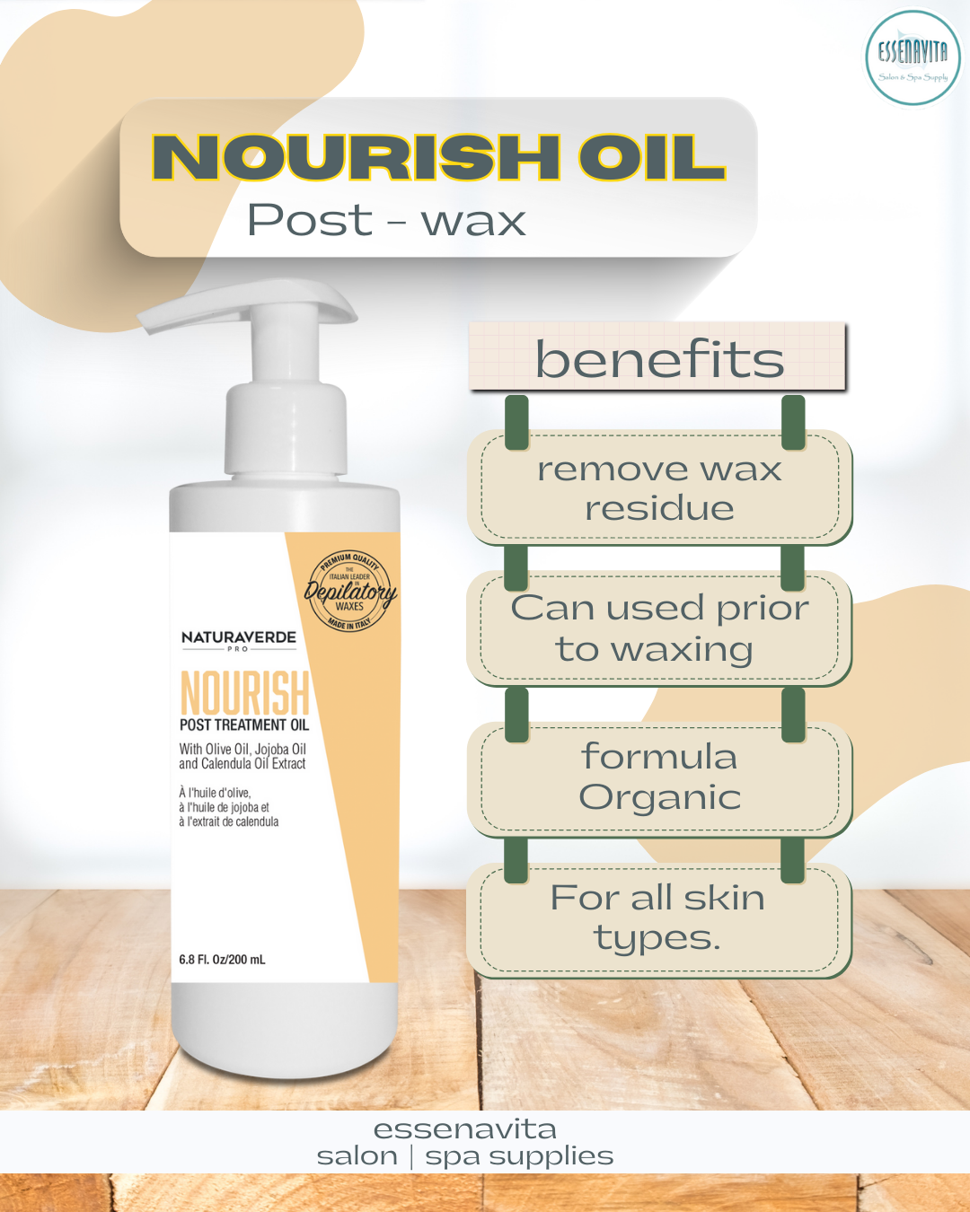 NaturaverdePro Nourish post treatment oil | 6.8 oz