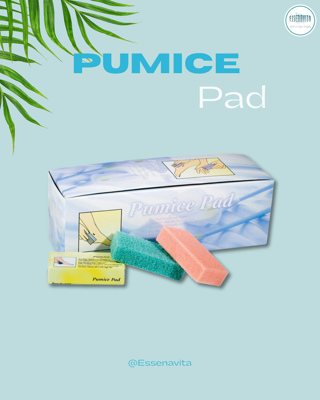 Professional grade feet pumice pads in Medium grit for callous removal and pedicure services