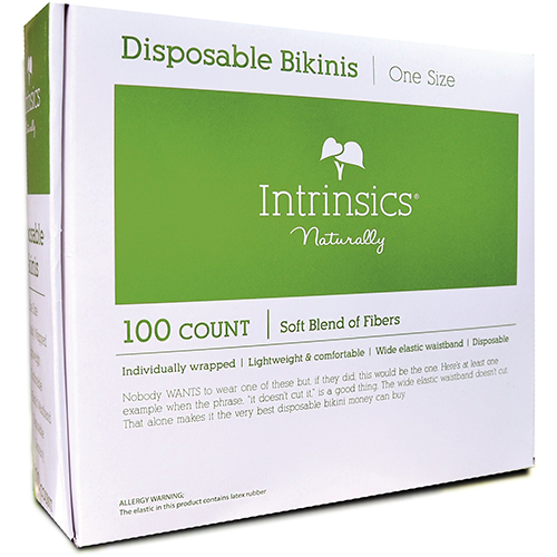 Disposable white Bikini Thongs sliding 100 count