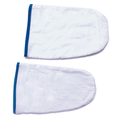 Terry mittens for hand paraffin treatments 100% Cotton and washable