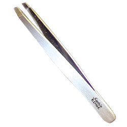 Stainless steel slant tweezer classic design eyebrow shaping