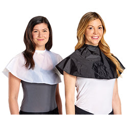 Nylon Make-up Cape Small provides the perfect amount of protection for makeup applications or comb-outs