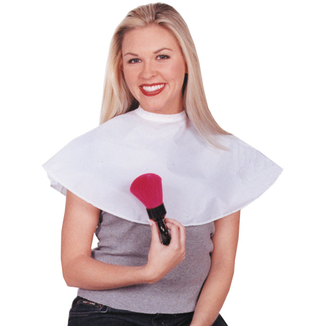 Nylon Make-up Cape Small provides the perfect amount of protection for makeup applications or comb-outs