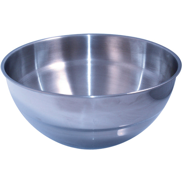Stainless steel mixing bowl 96 fluid ounces 3 quarts for product preparations