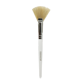 Fan mask brush clear acrylic handle