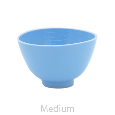 Flexible cosmetic products mixing bowls for professional salon spa and beauty services