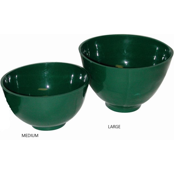 Flexible mixing mask bowls for skin care applications and product mixing in teal