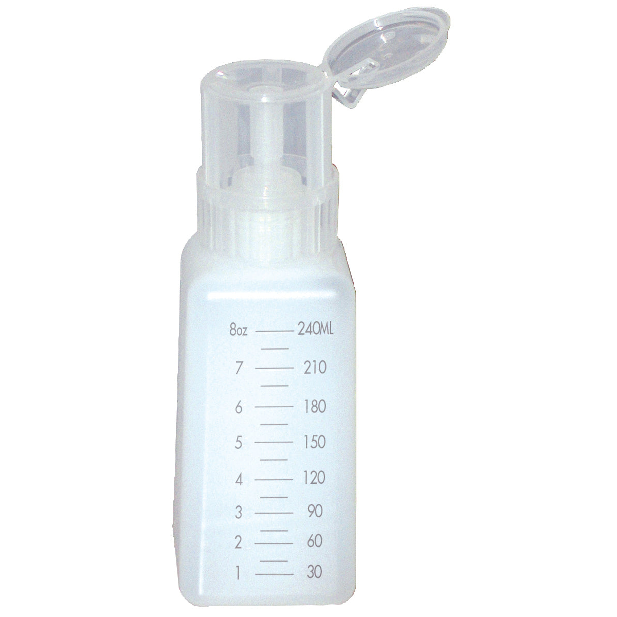SQUARE BOTTLE WITH PUMP 8oz