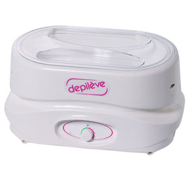 Depileve professional paraffin warmer with 6Lbs tea tree paraffin