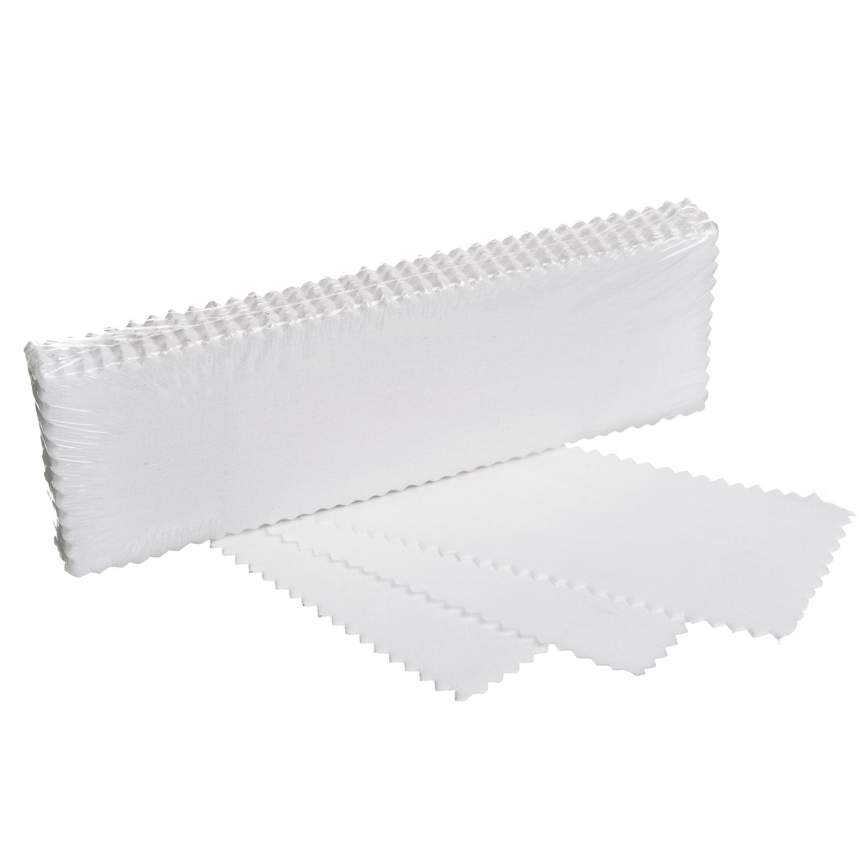 Soft bleached cotton Muslin epilating pre-cut waxing strips 100 pack- 3X9"