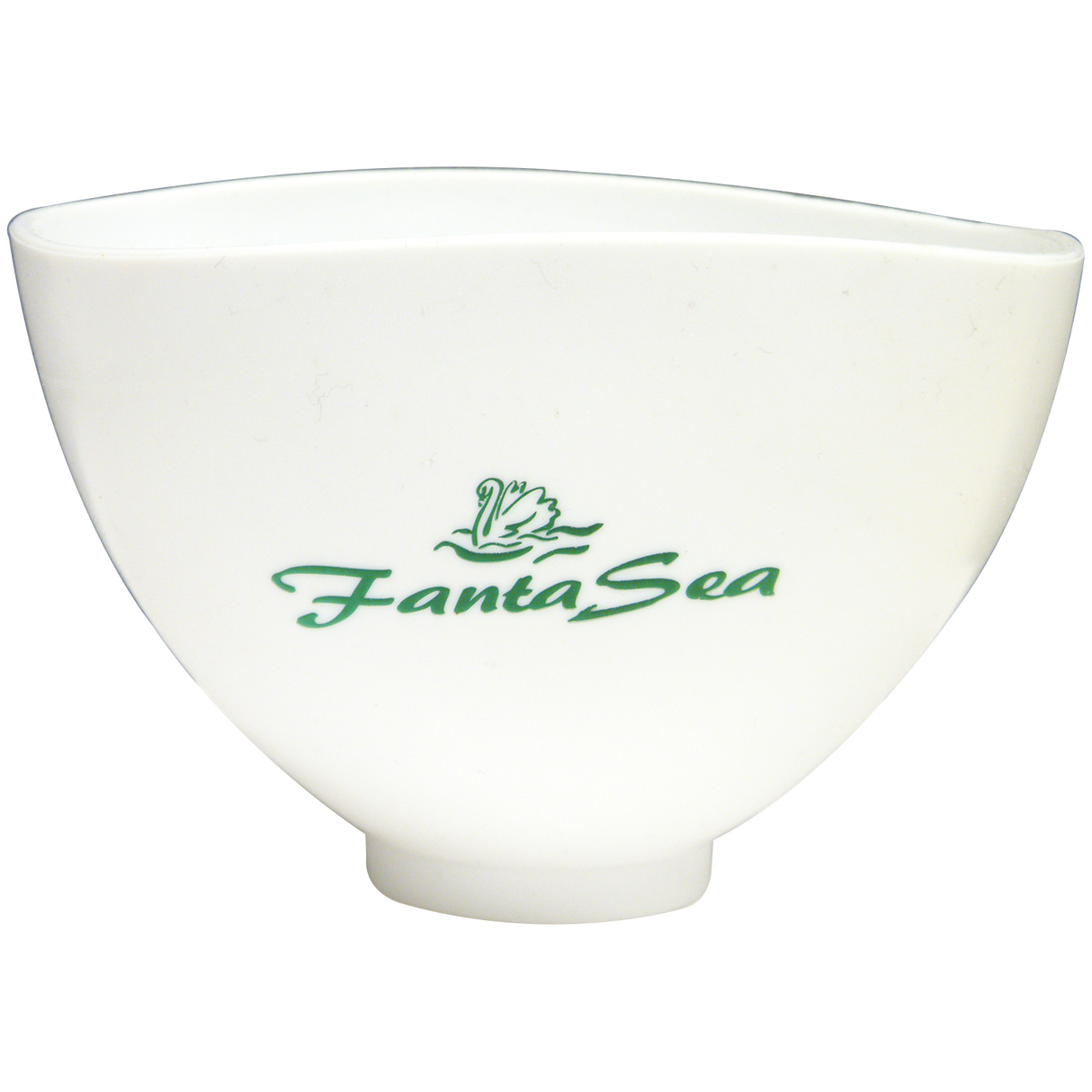 White spa flexible mixing bowls for mask and product preparations and skin care application