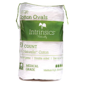 Intrinsics Cotton Ovals 3 Inch – 100% Pure Cotton Pads