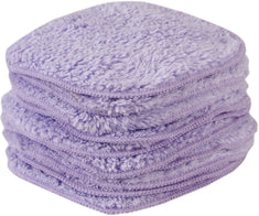 Lilac lush microfiber 4x4 facial cleansing cloth – reusable gentle face cleansing and exfoliating pad
