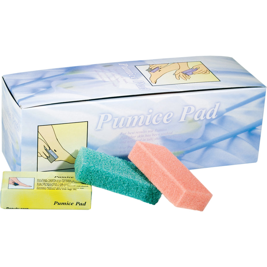 Professional grade feet pumice pads in Medium grit for callous removal and pedicure services