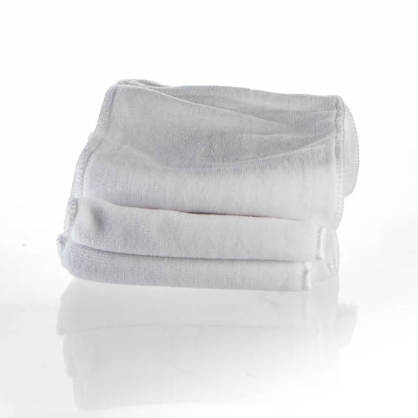 Spa and Salon Terry headbands stretchable and adjustable 10 pack white