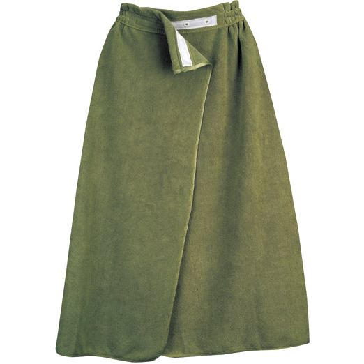 Snap on spa client Microfiber client bath wraps adjustable open design