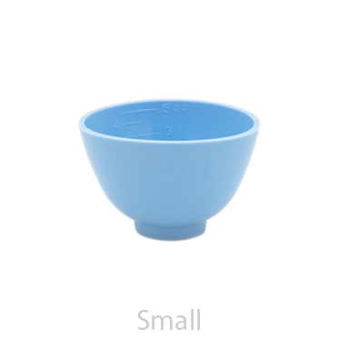 Flexible cosmetic products mixing bowls for professional salon spa and beauty services