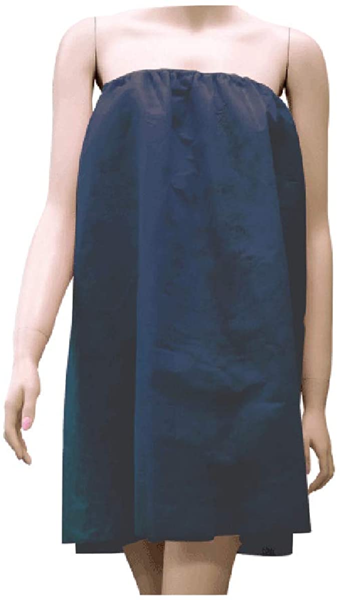 Disposable Spa wrap pink black or white bath wrap non-woven robe for salon and beauty client services 10 pack