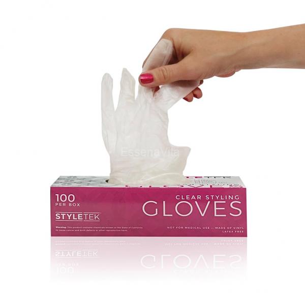 STYLE TEK VINYL GLOVES POWDER FREE