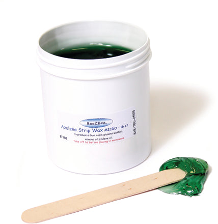 Azulene soft wax microwaveable 16 oz by Beezbee