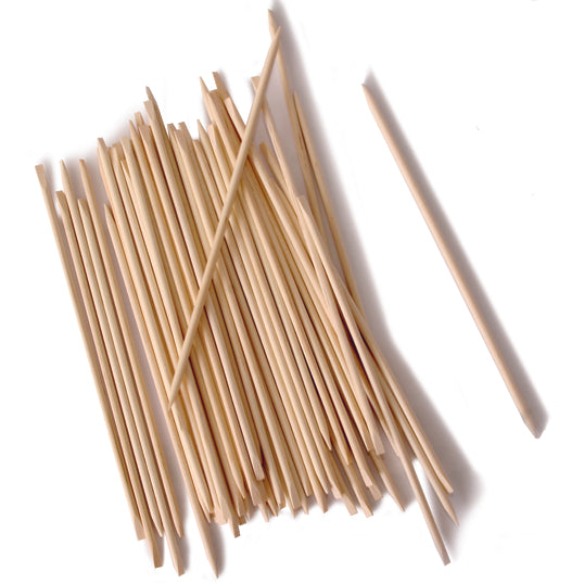 Eyebrow waxing wooden applicator sticks 7 Inch Slant-Slant design 100 PACK