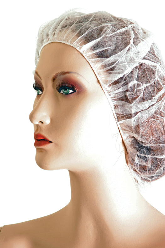 Disposable bouffant caps for salon and spa 100 per package