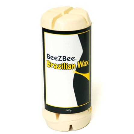 Beezbee Brazilian cream hard wax strip-less for hair removal 17.6 oz. disks