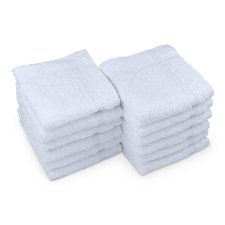white cotton facial towels for esthetician spa treatments 12 pack