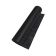24x330 black non woven bed cover roll partially unrolled 35 gsm disposable spa table cover