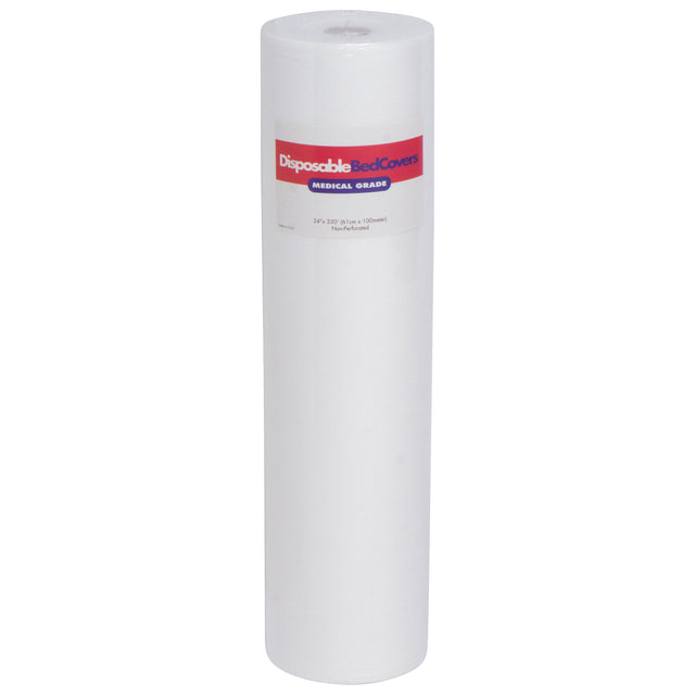 24x330 non woven bed cover roll shrink wrapped unopened 35 gsm disposable spa table cover