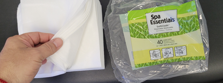 Graham SoftCloth Washcloths 12x13.5 Disposable Spa Towels 40 Pack