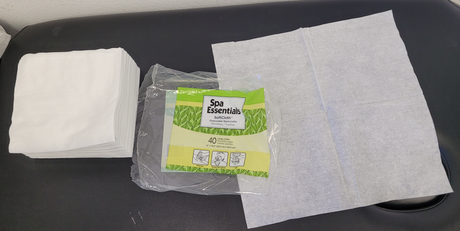 Graham SoftCloth Washcloths 12x13.5 Disposable Spa Towels 40 Pack-open
