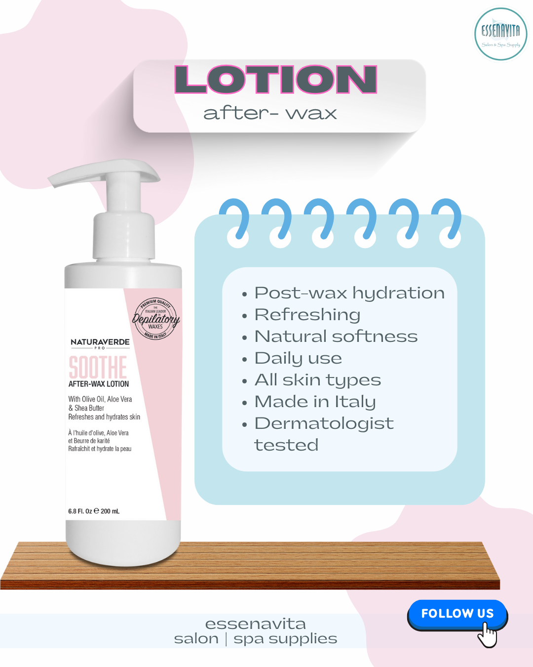 NaturaverdePro Soothe After Wax lotion, 6.8 oz