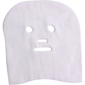 Precut gauze facial masks 100% cotton 50 sheets per package