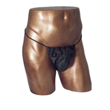 Disposable non-woven Mens thongs G-string underwear for salon waxing and spa service