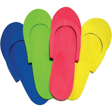 Disposable pedicure foam slippers 12 pairs 1 dozen Essenavita