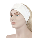 Adjustable Spa headband for salon and beauty services soft velour 3 pack