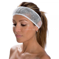 DISPOSABLE 2 LINE ELASTIC HEADBANDS 100 PACK