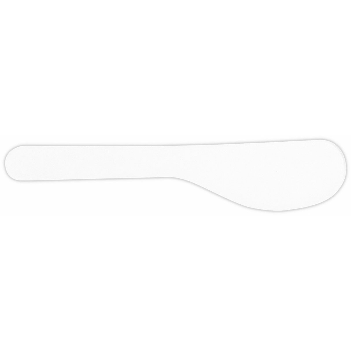 Large plastic spatulas for mask mixing and application curved head design 25 count