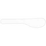 Large plastic spatulas for mask mixing and application curved head design 25 count