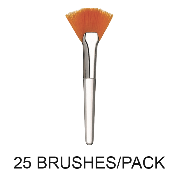 Mini Tiny Baby Glycolic fan brushes- 25 pack