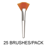 Mini Tiny Baby Glycolic fan brushes- 25 pack