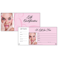GIFT CERTIFICATE BOOKLET 50 Count