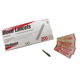 BLOOD LANCETS BY MEDIPOINT 200 COUNT