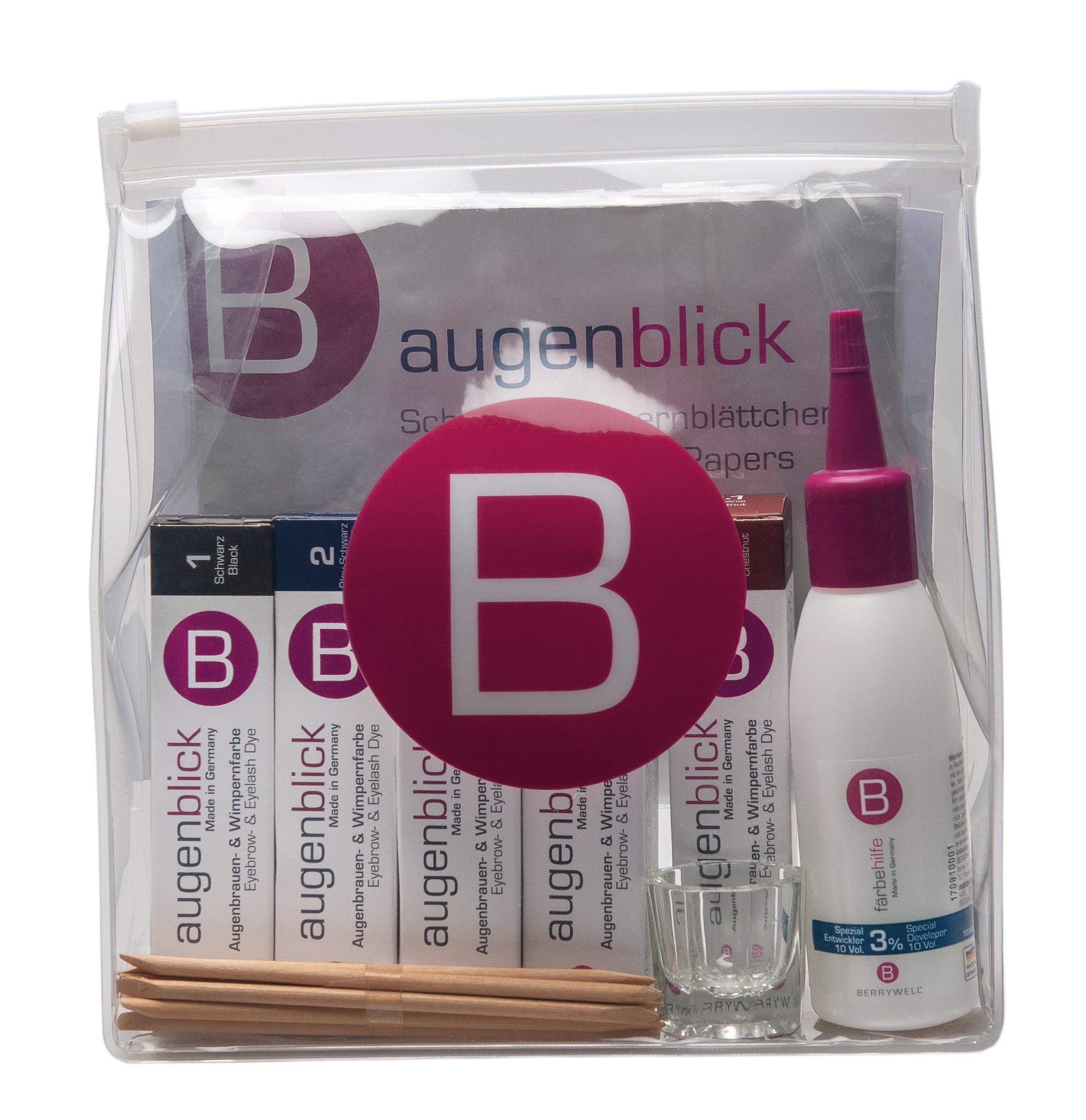 Berrywell 5 color starter kit lash and eyebrow tint Essenavita