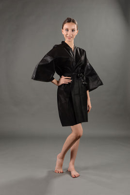 Disposable client kimono Black (10 pack)