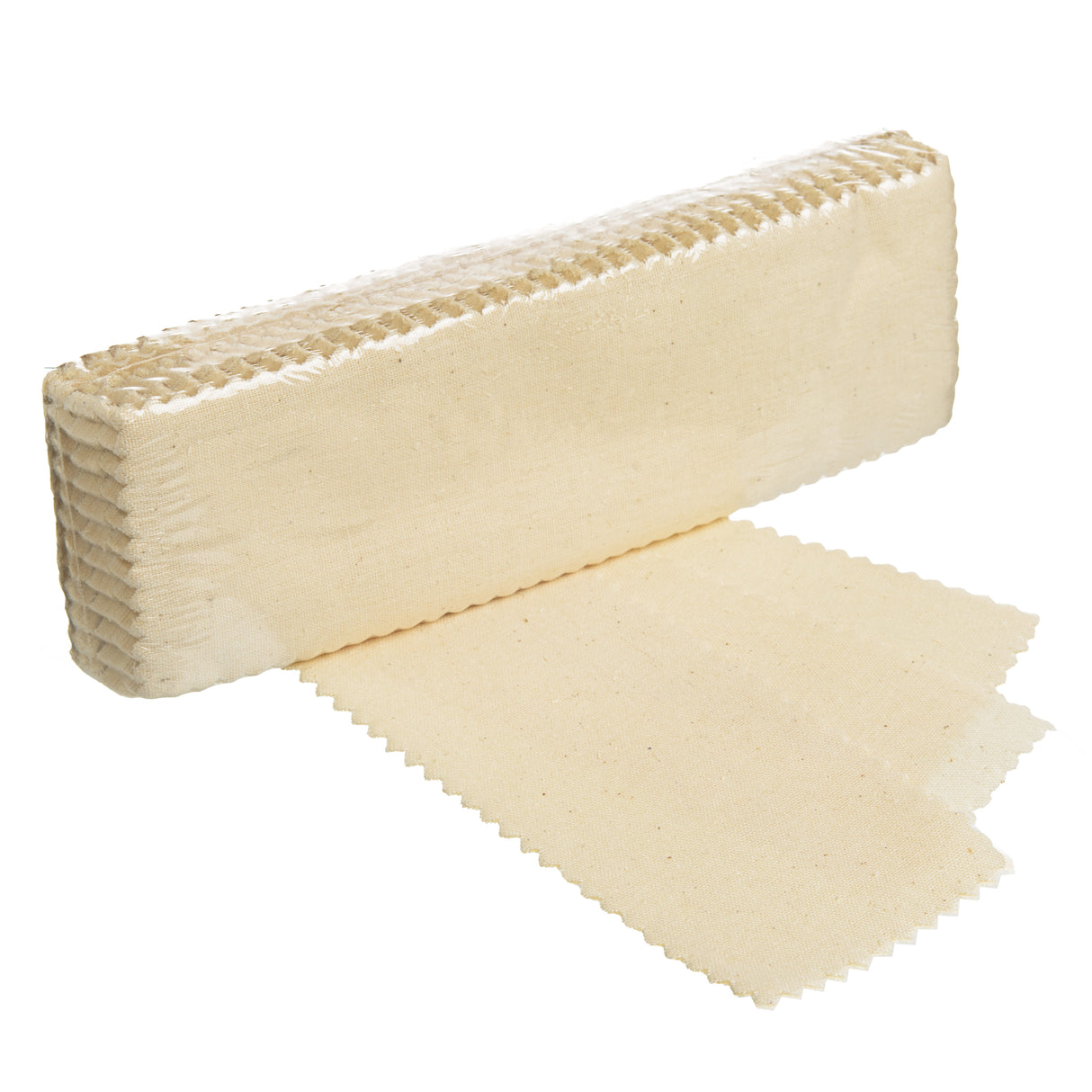 Natural cotton muslin epilating wax strips cloth precut 3"x9" 100 package