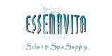 Essenavita Salon & Spa supply logo in blue and white background