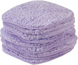Lilac lush microfiber 4x4 facial cleansing cloth – reusable gentle face cleansing and exfoliating pad